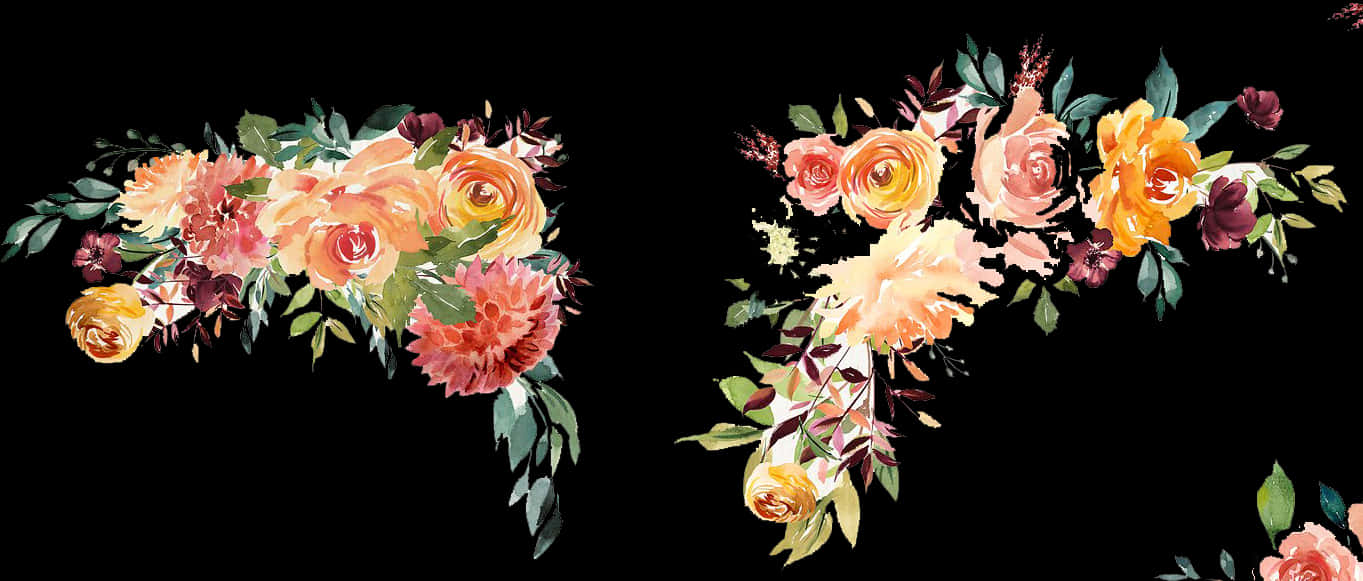 Elegant Floral Border Design