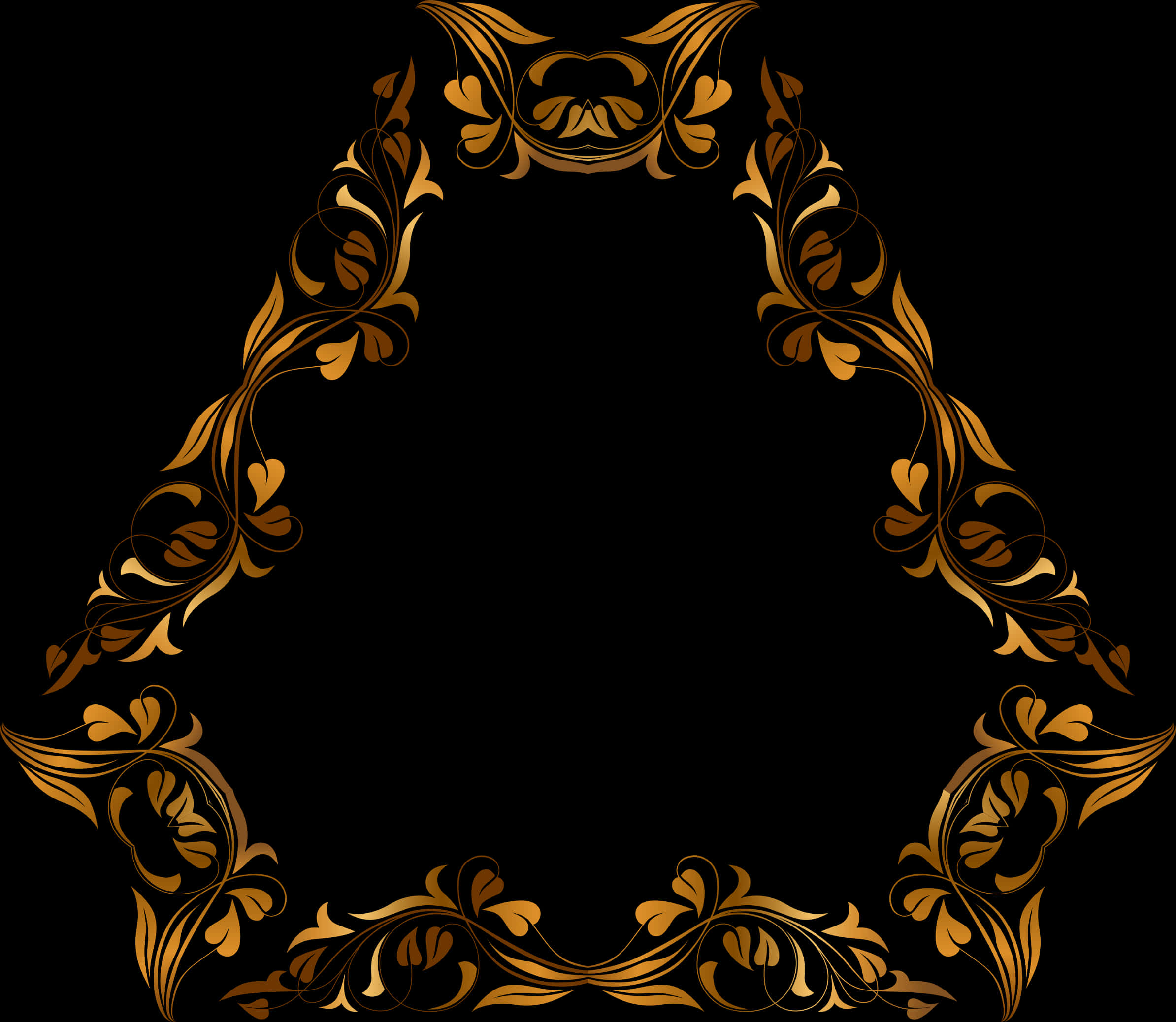 Elegant Floral Frame Design