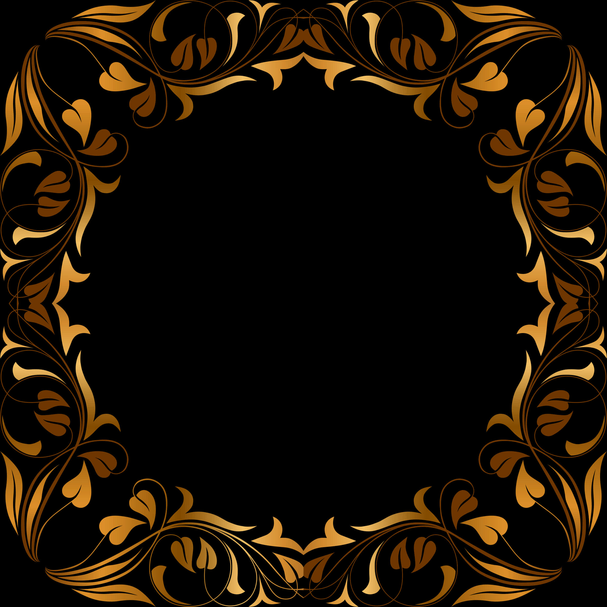 Elegant Floral Frame Design