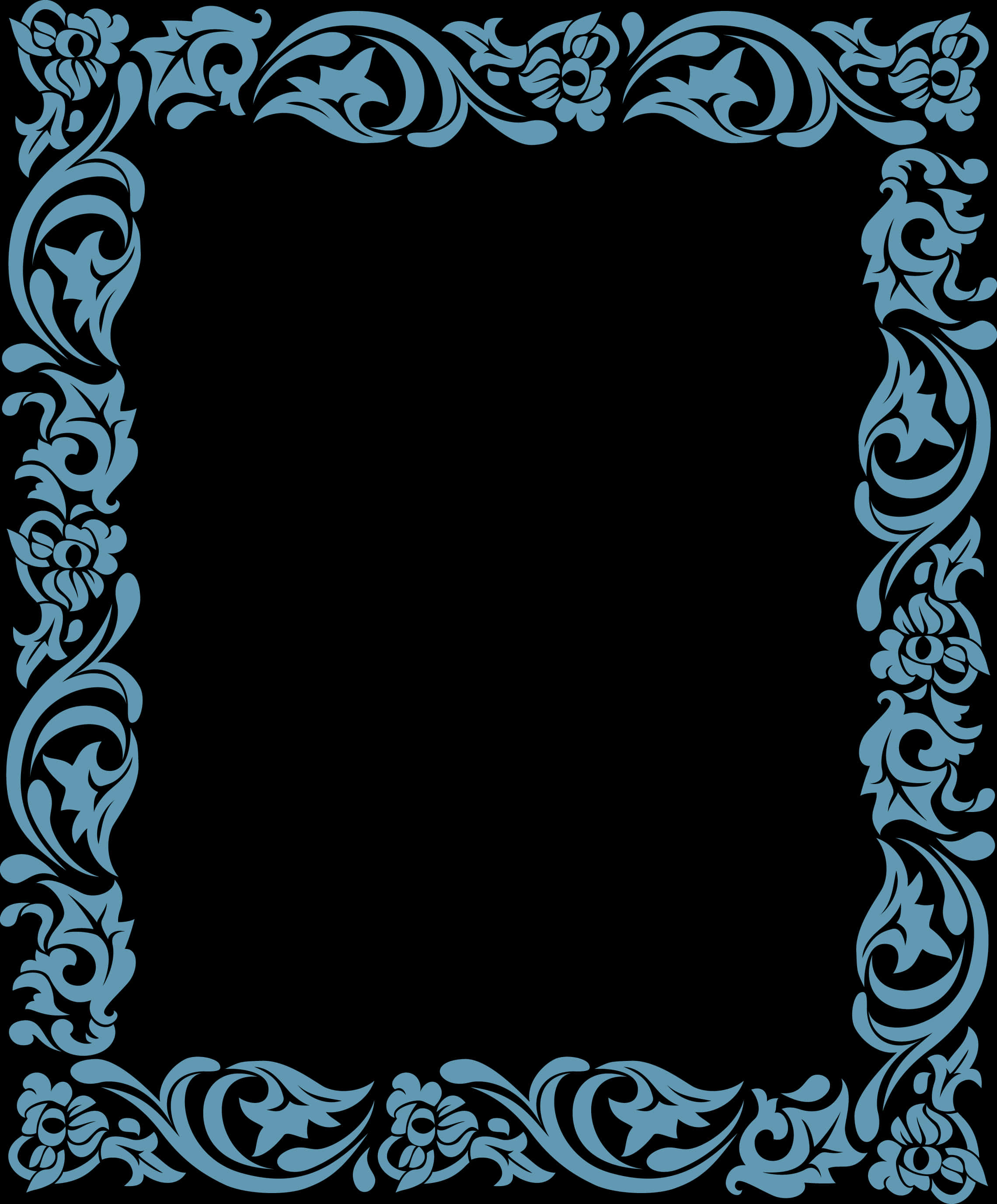 Elegant Floral Frame Design