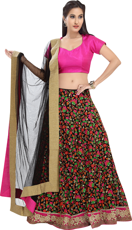 Elegant Floral Lehenga Choli