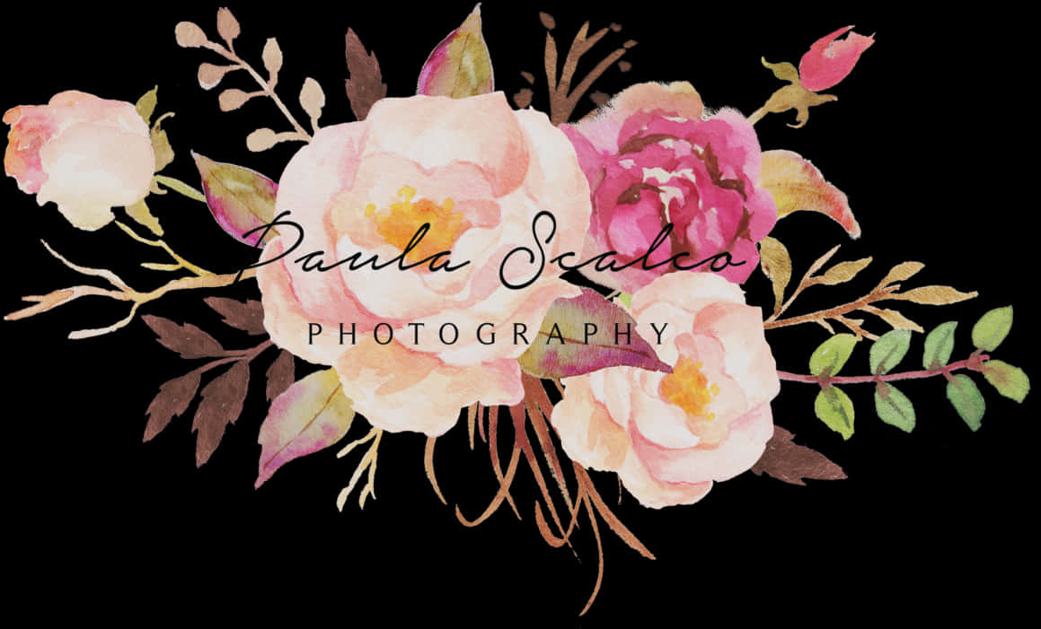 Burgundy Watercolor Flowers Png , Png Download - Burgundy And Pink Flowers, Transparent Png PNG with transparent background