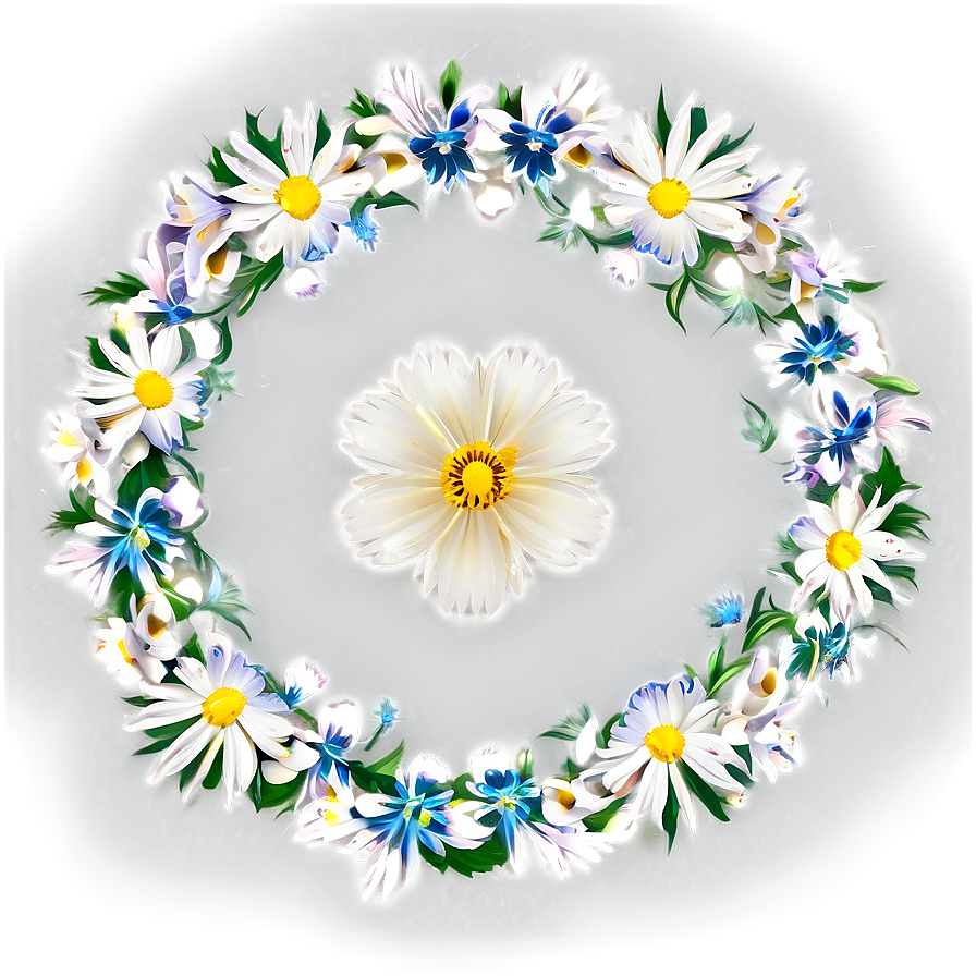 Elegant Flower Circle Png Mgw