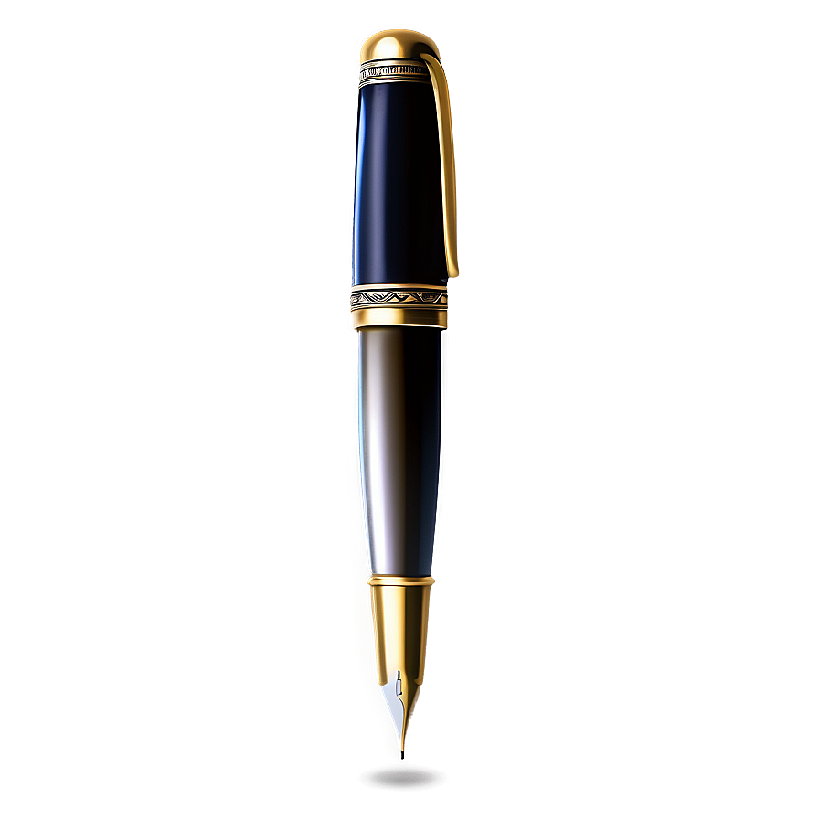 Elegant Fountain Pen Png 06252024