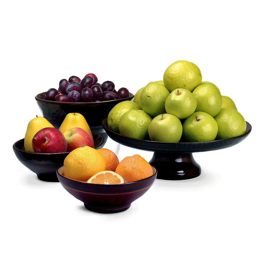 Elegant Fruit Display Png Wou