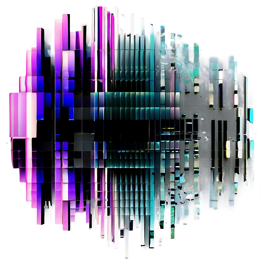 Elegant Glitch Effect Png 05252024