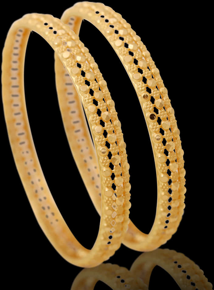 Elegant Gold Bangles Design