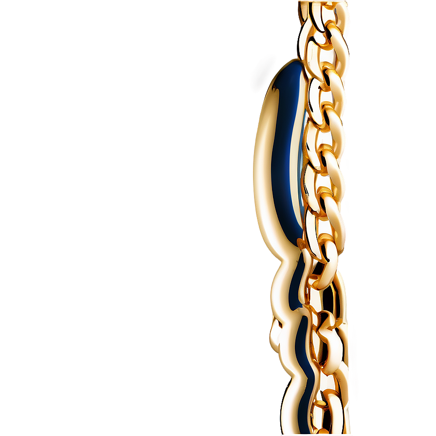 Elegant Gold Chain PNG 05042024 PNG with transparent background