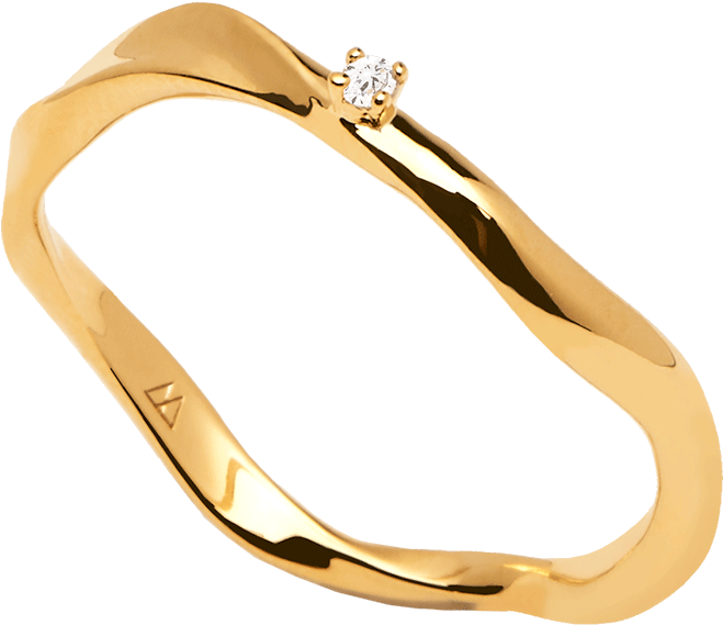 Elegant Gold Diamond Ring