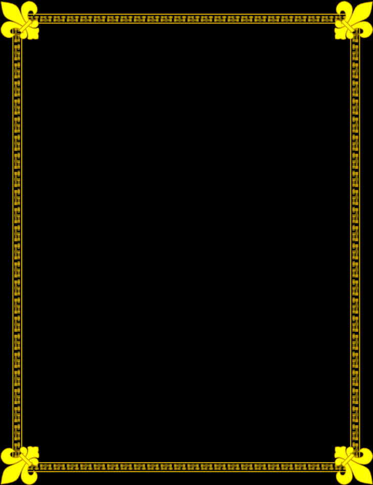 Elegant Gold Frame Design PNG image with a transparent background, free high-resolution download