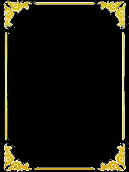 Elegant Gold Frame Design