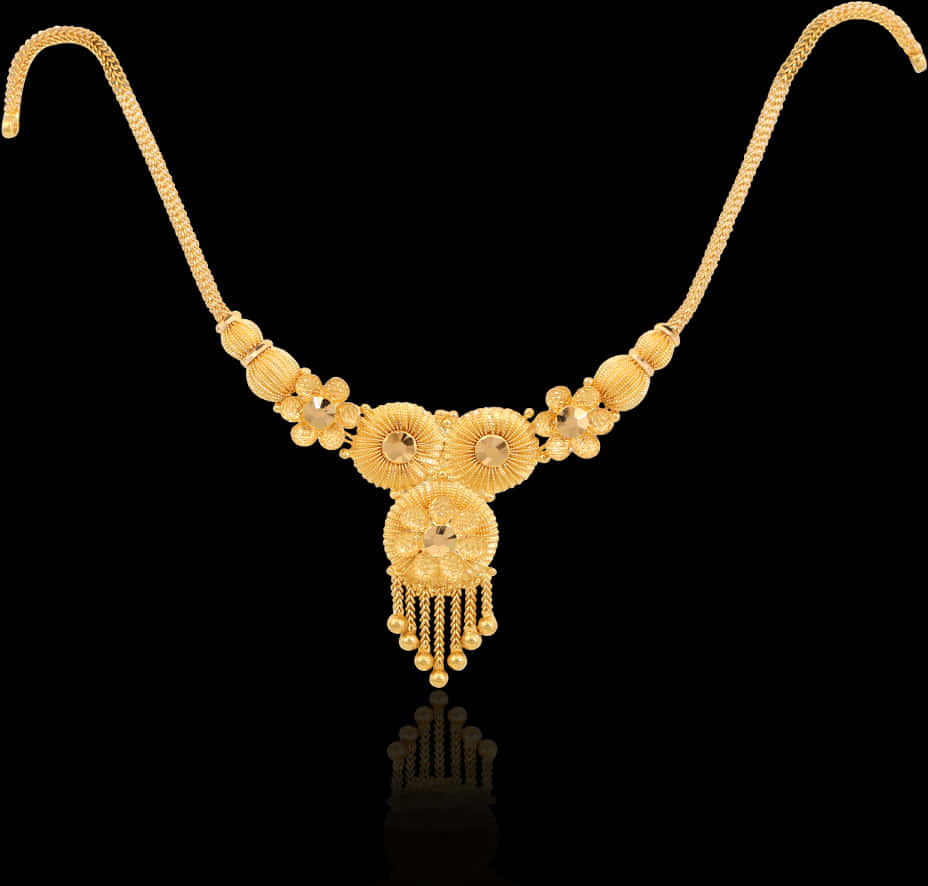 Elegant Gold Necklace Design