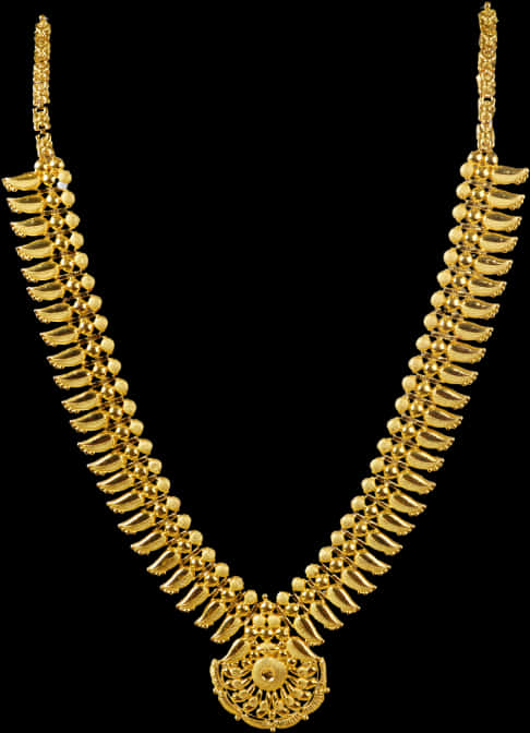 Elegant Gold Necklace Design