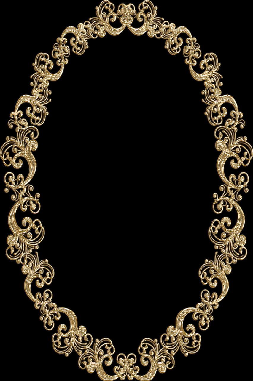 Elegant Gold Ornate Frame