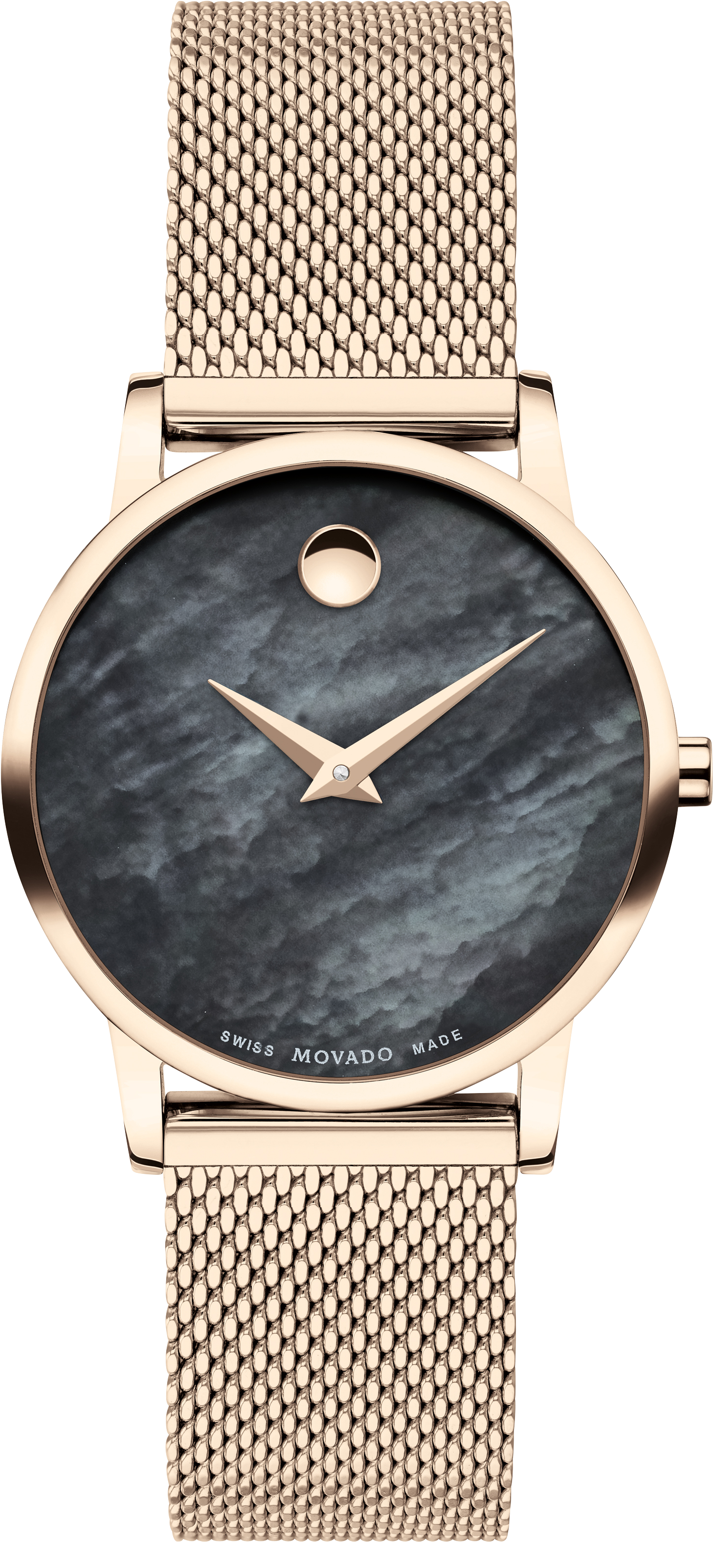 Museum Classic - Movado Museum Classic Black 28mm, HD Png Download PNG with transparent background