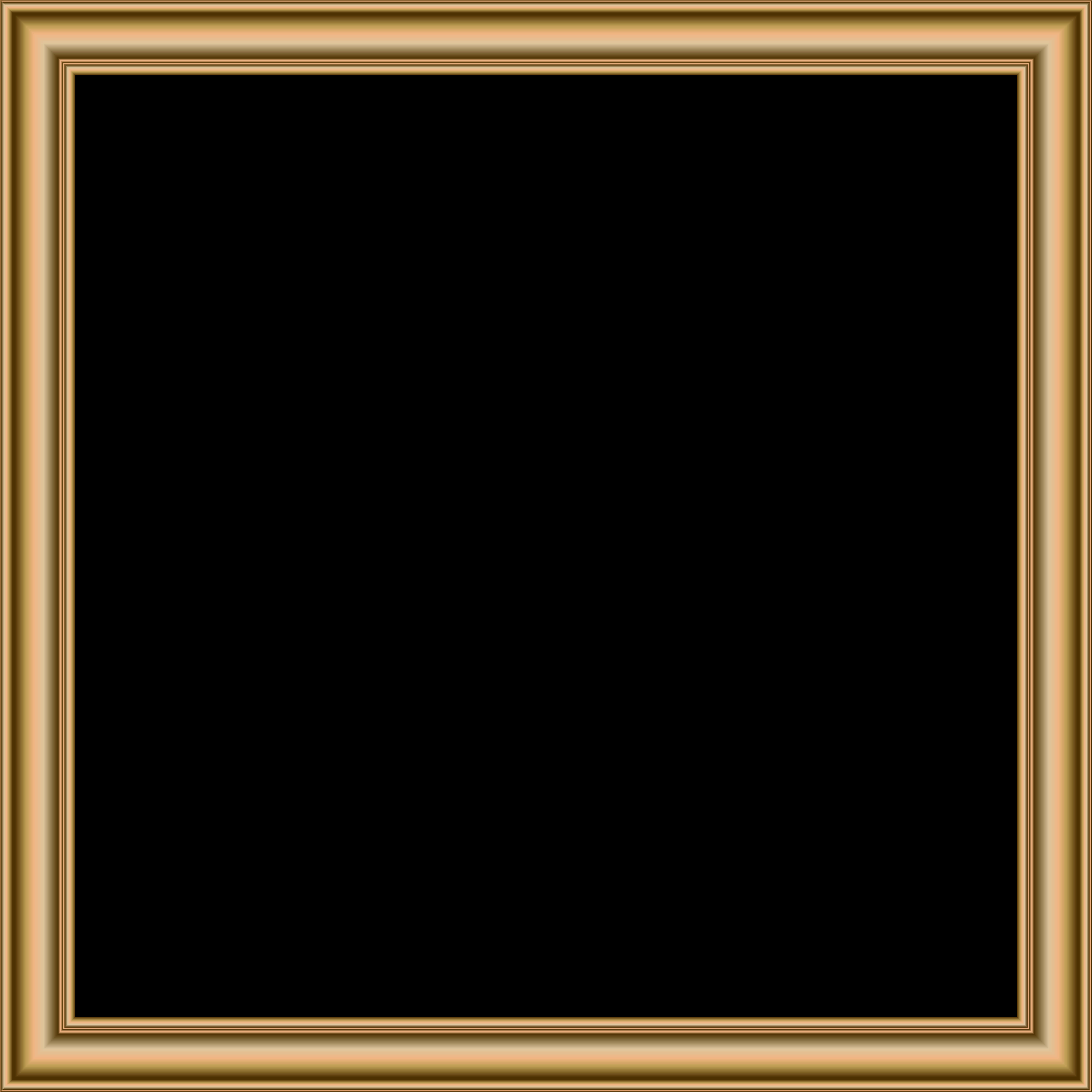 Elegant Golden Border Frame