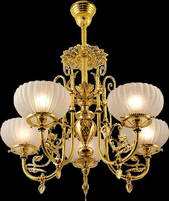 Elegant Golden Chandelier