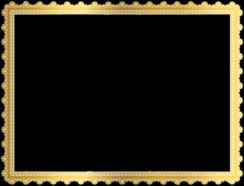 Elegant Golden Frame