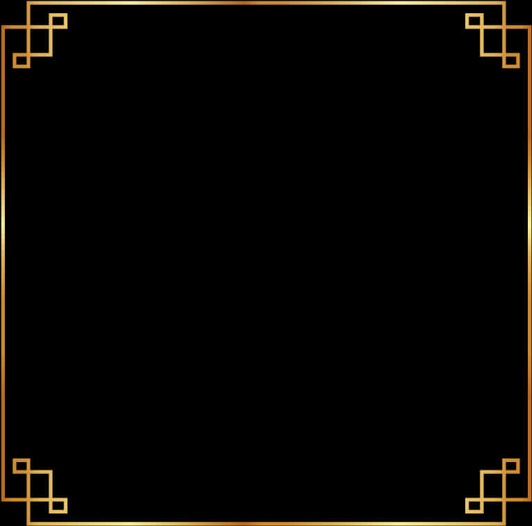 Elegant Golden Frame Design