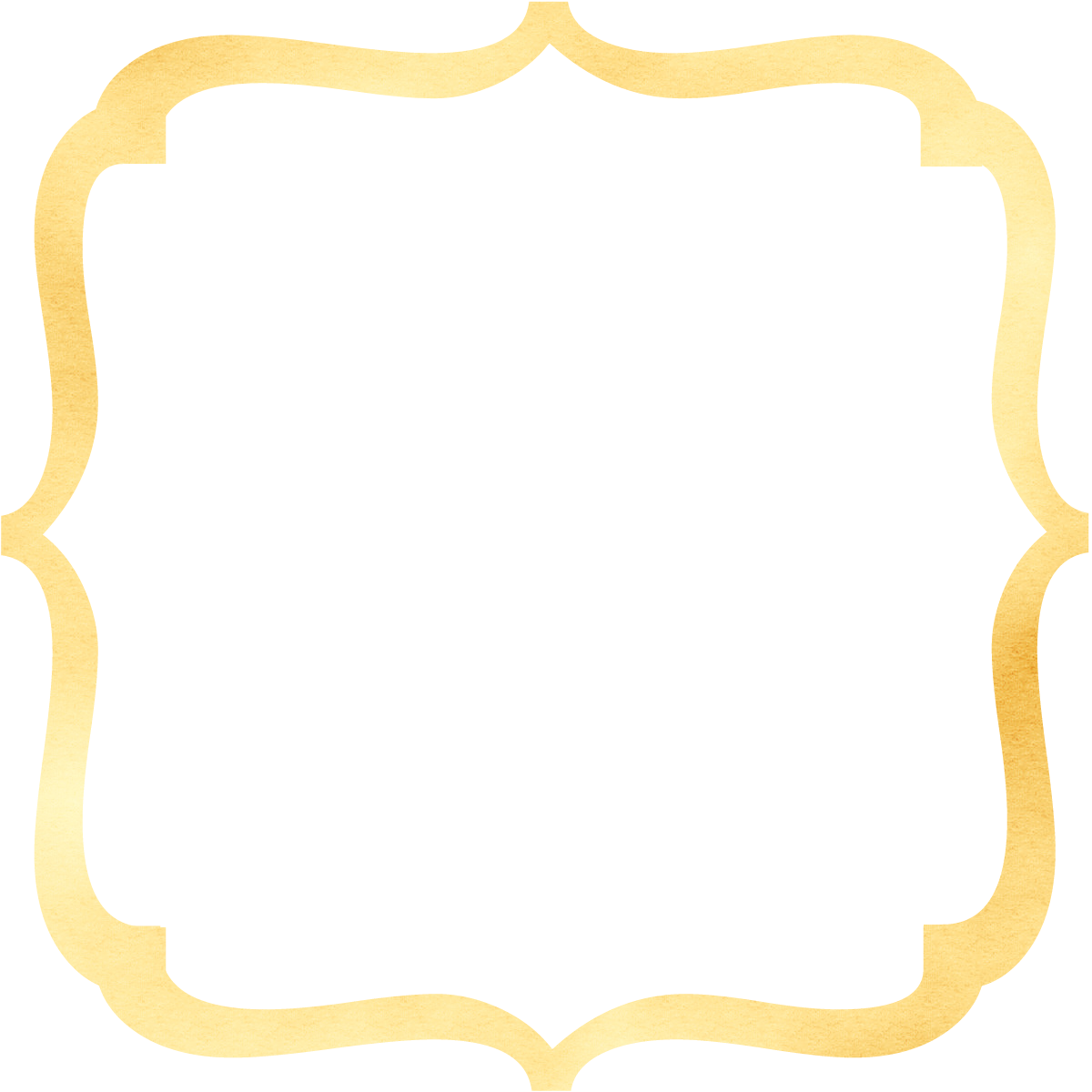 Elegant Golden Frame Design