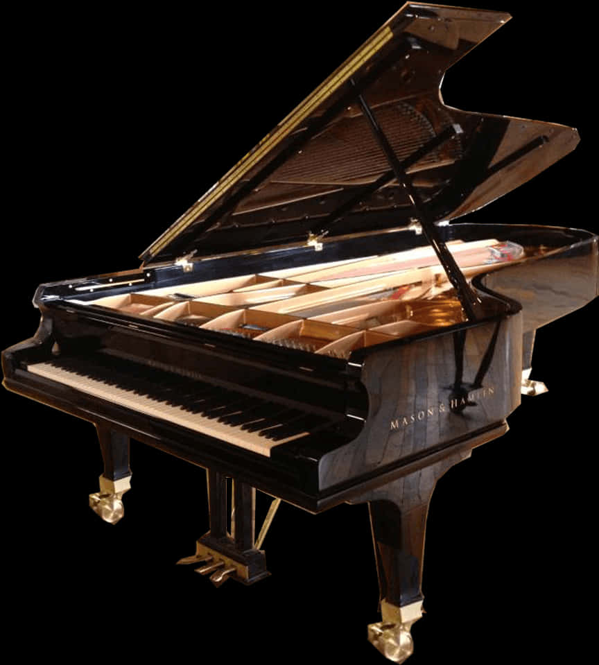 Elegant Grand Piano Isolated