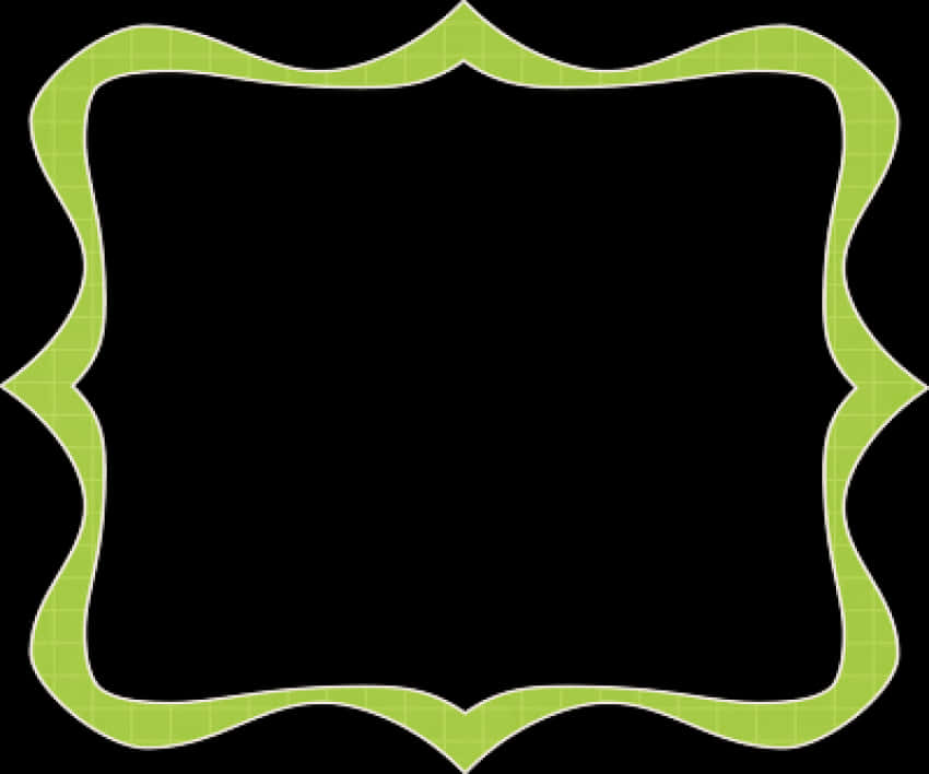 Elegant Green Frame Design