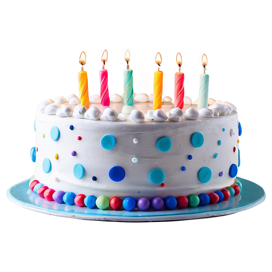 Elegant Happy Birthday Cake Topper Png Jap23