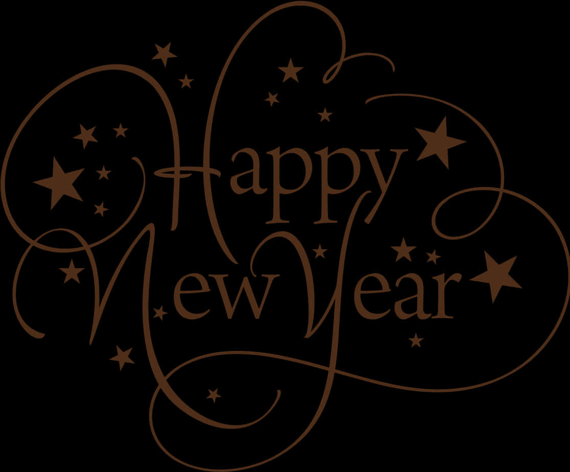Happy New Year Thin Text - Happy New Year Text Png, Transparent Png PNG with transparent background