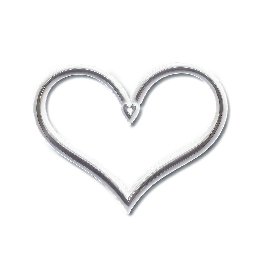Elegant Heart Outline PNG rli53 PNG image with a transparent background, free high-resolution download
