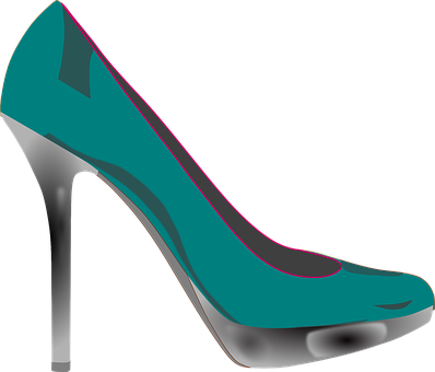 Elegant High Heel Shoe PNG with transparent background