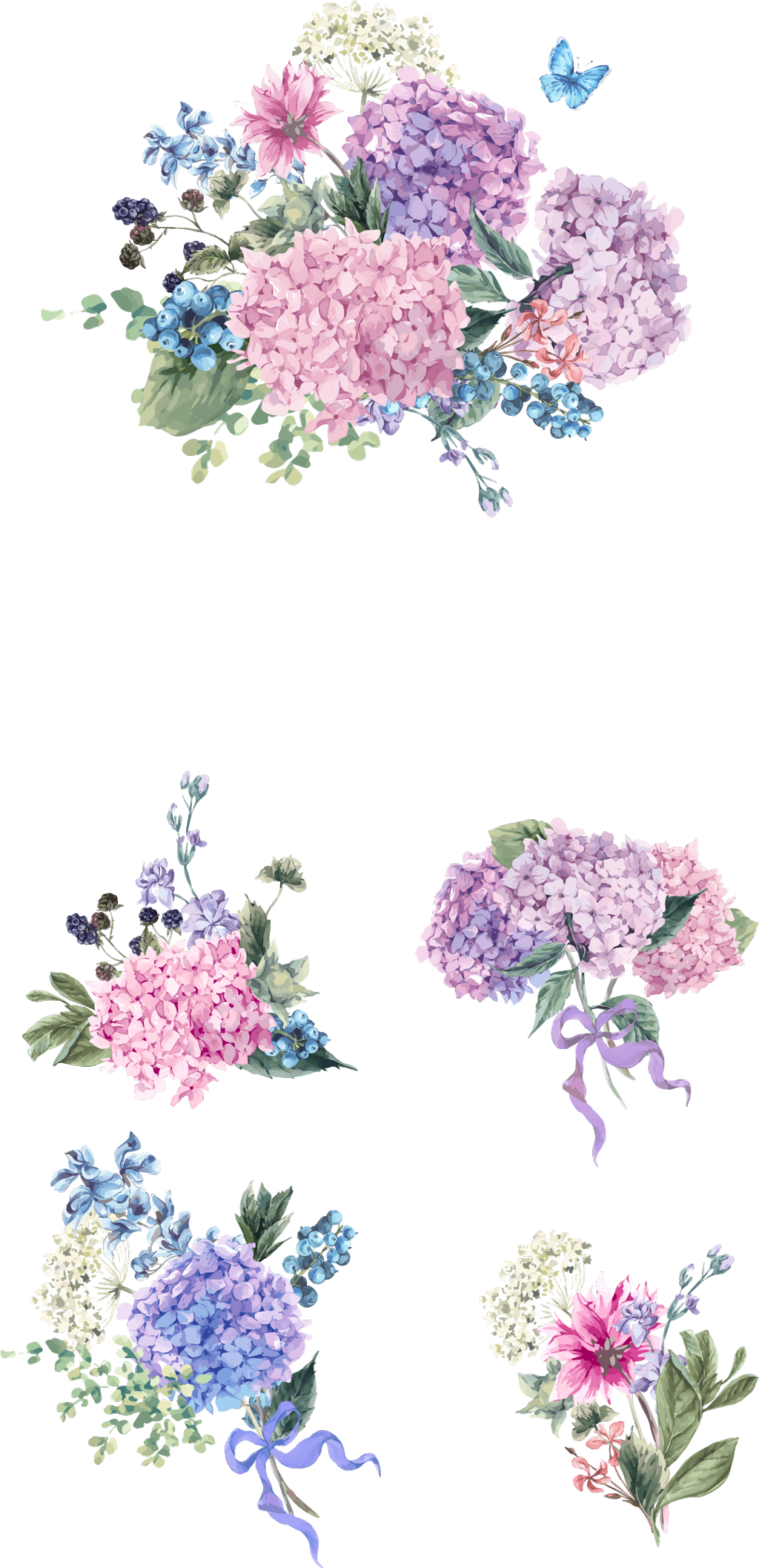 Elegant_ Hydrangea_ Floral_ Arrangement