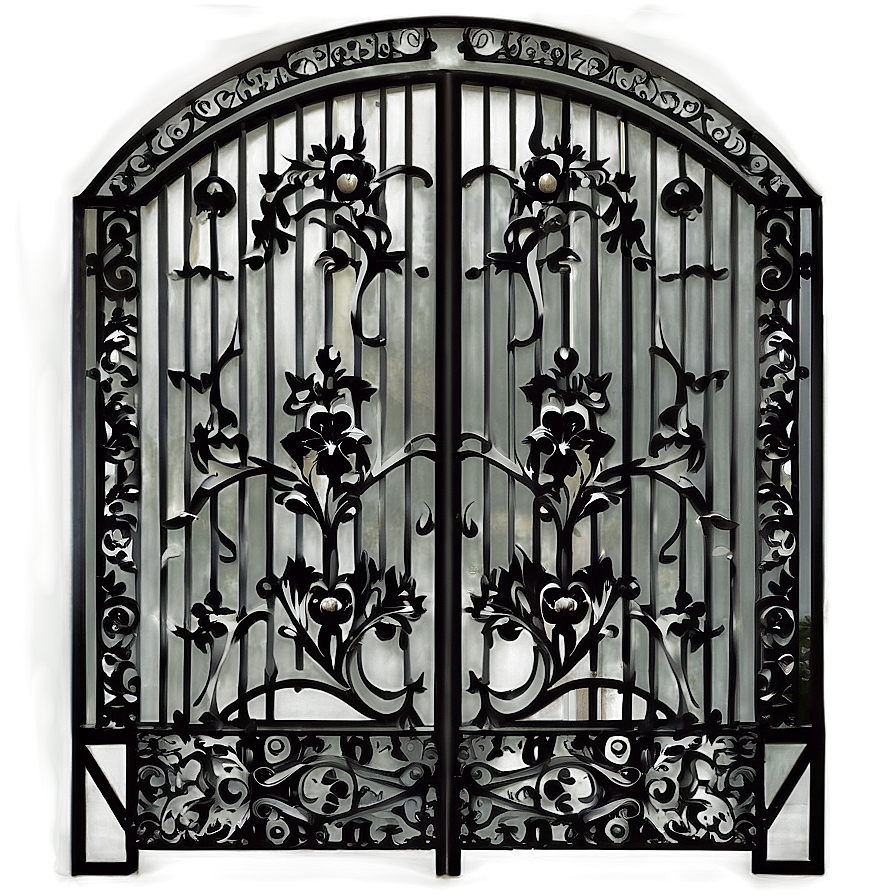 Elegant Iron Gate Png 5