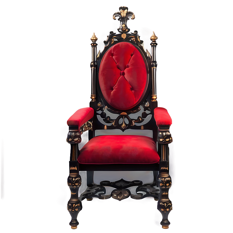 Elegant King Chair Design Png Yll31