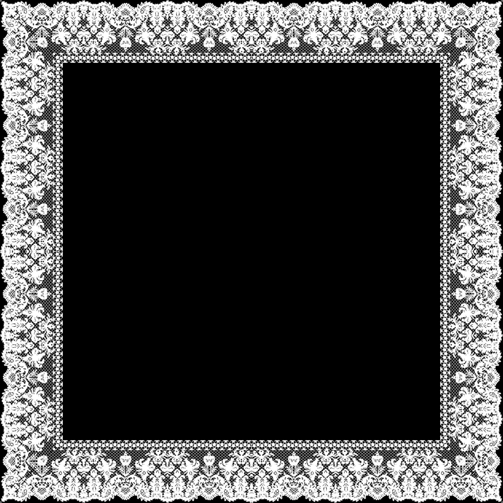 Lace Border Png - White Lace Border Png, Transparent Png PNG image with a transparent background, free high-resolution download
