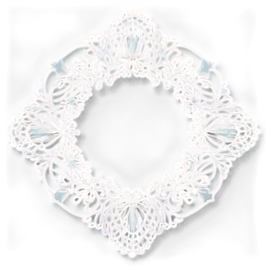 Elegant Lace Doily Png Abc5