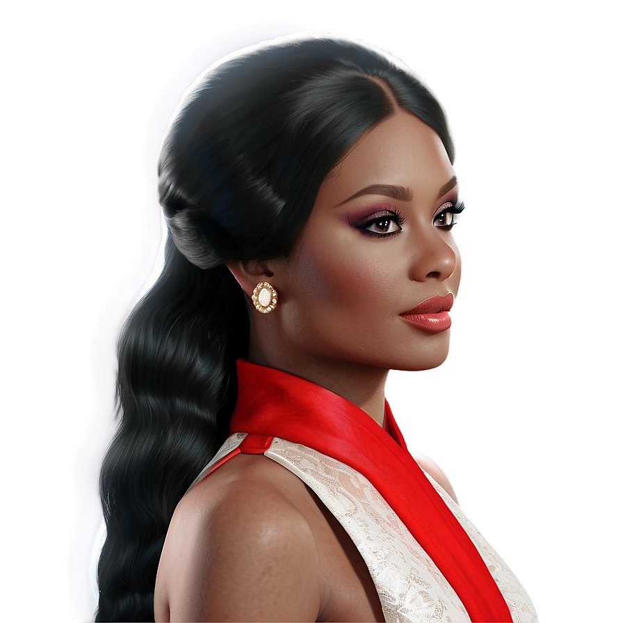 Elegant Lady Portrait PNG 83 PNG with transparent background