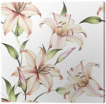 Elegant Lily Floral Pattern