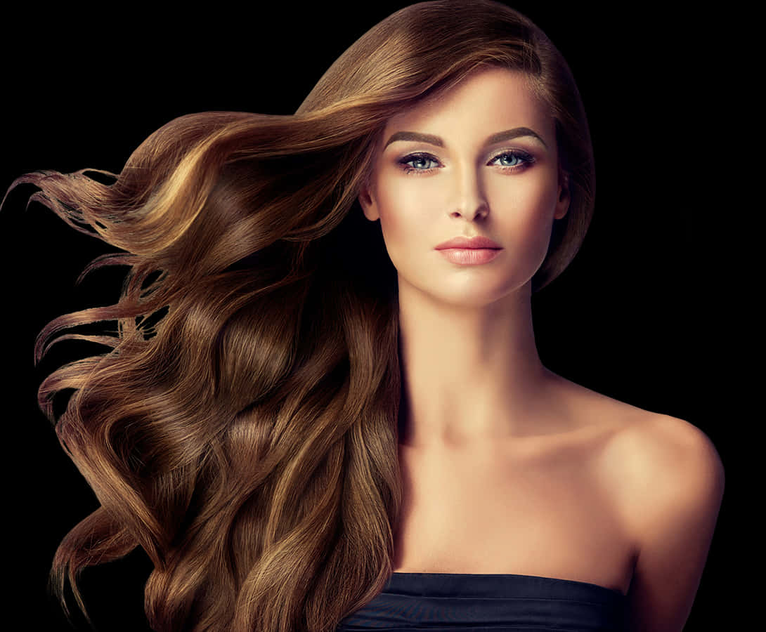 Woman Brown Hair Png - Hair Style Girl Png, Transparent Png PNG with transparent background
