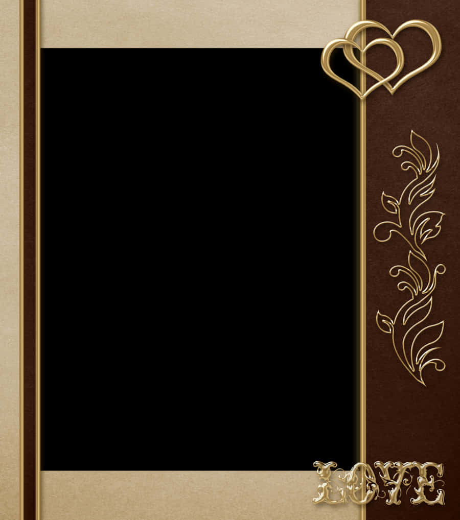 Elegant Love Theme Photo Frame