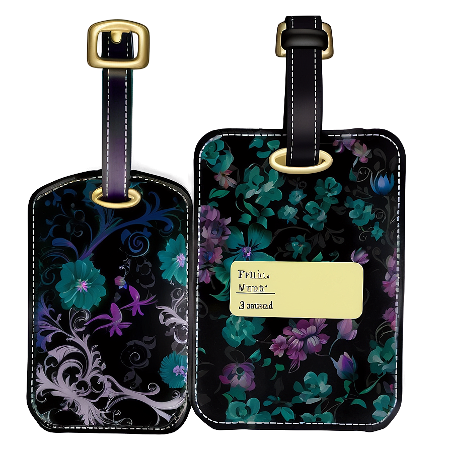 Elegant Luggage Tag Png Kaf