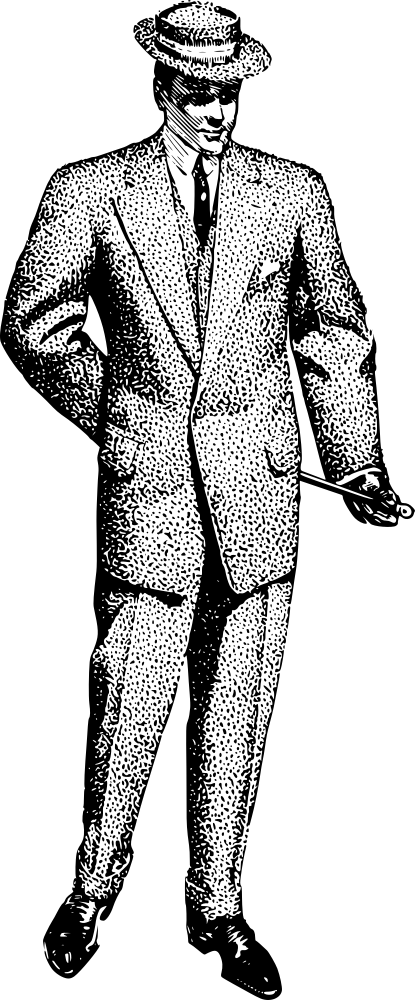 Man In A Cool Suit - Man Black Suit Png Illustration, Transparent Png PNG with transparent background