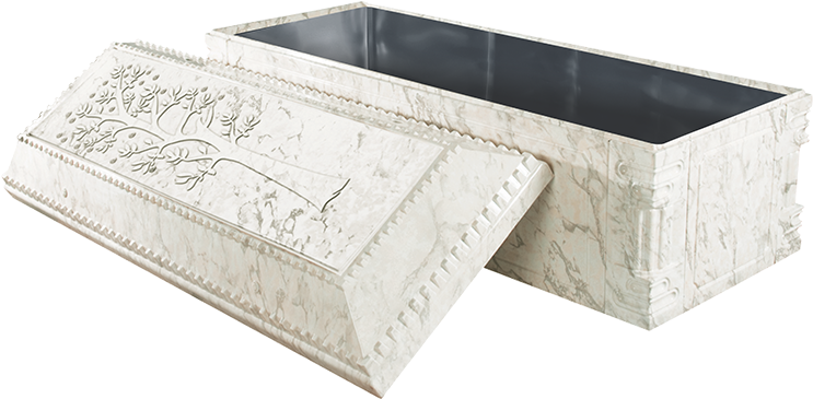 Elegant Marble Coffin