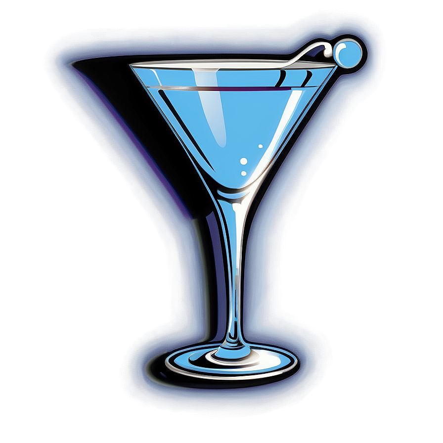 Elegant Martini Glass Png Bhq