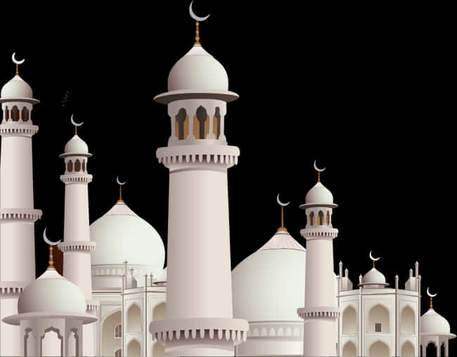 Elegant Mosque Illustration