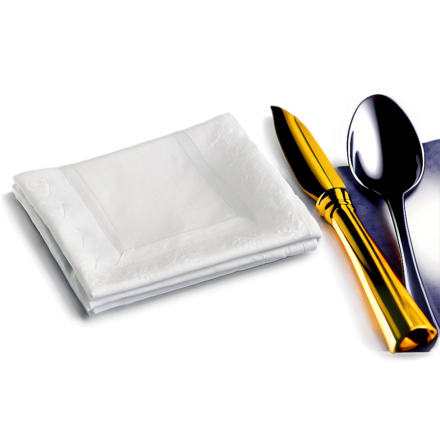 Elegant Napkin Design PNG 05252024 PNG image with a transparent background, free high-resolution download