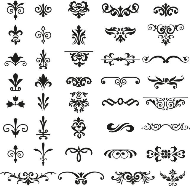 Elegant Ornament Vector Collection