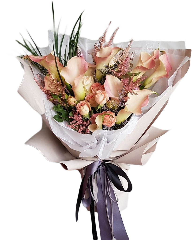 Elegant Pastel Flower Bouquet