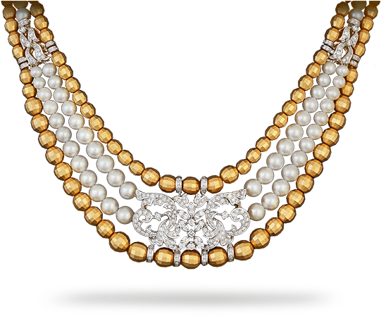 Elegant Pearland Gold Mangalsutra Design