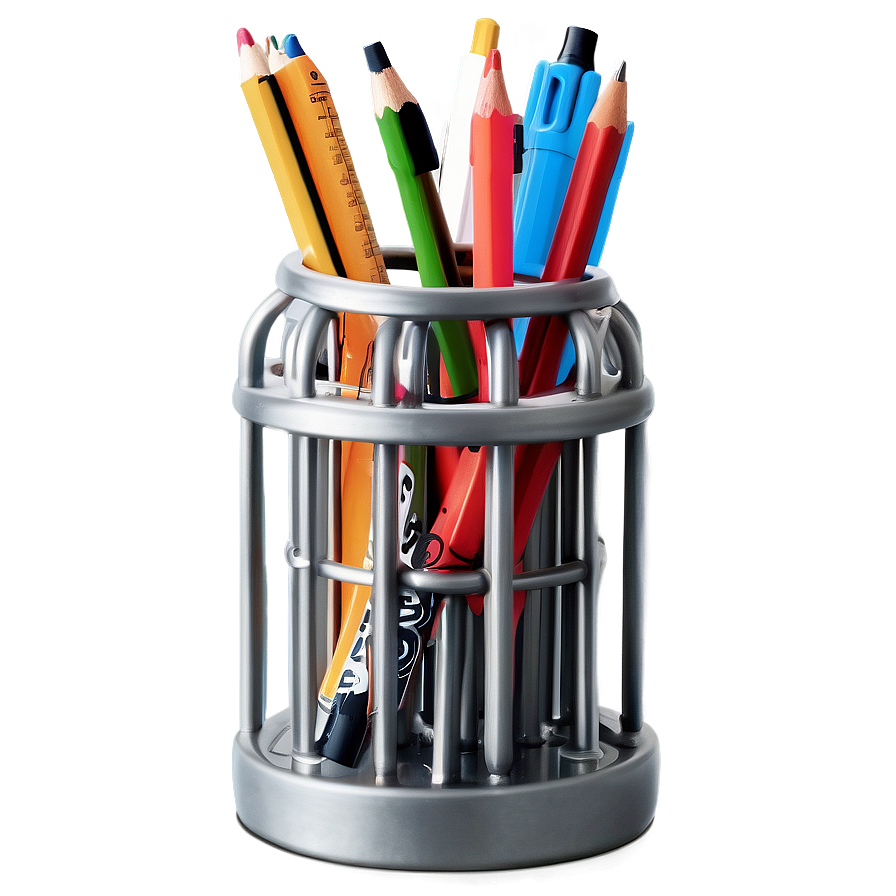 Elegant Pencil Holder Png Wru