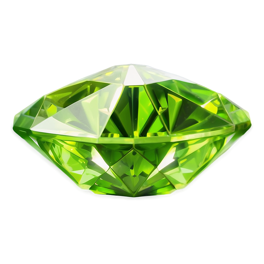 Elegant Peridot Gem Png Bpc55